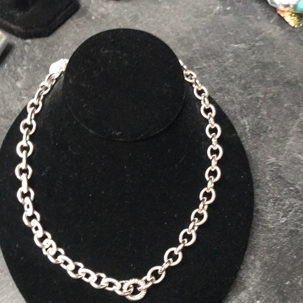 Judith Ripka sterling necklace